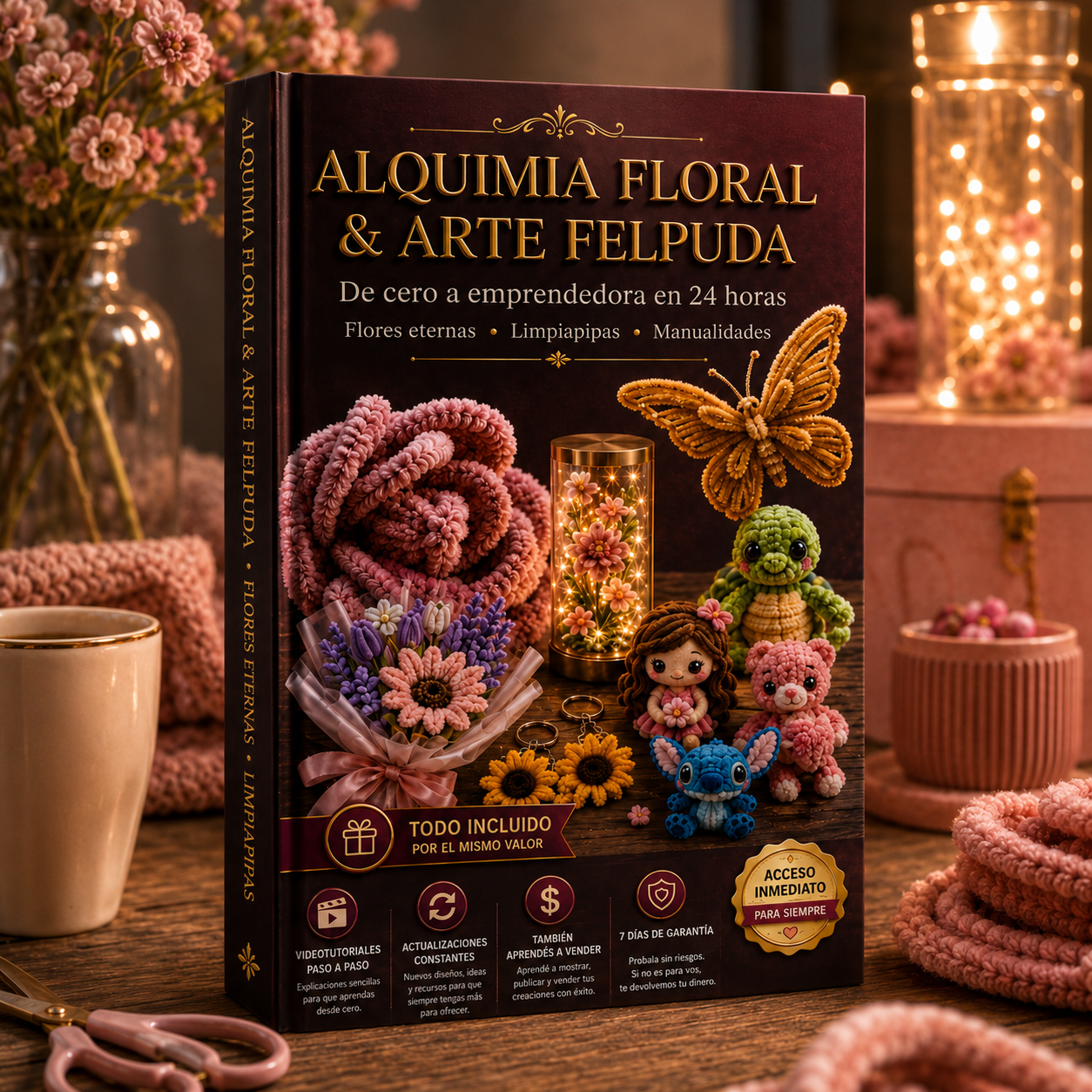 Alquimia Floral y Arte Felpuda + Bonos de Regalo