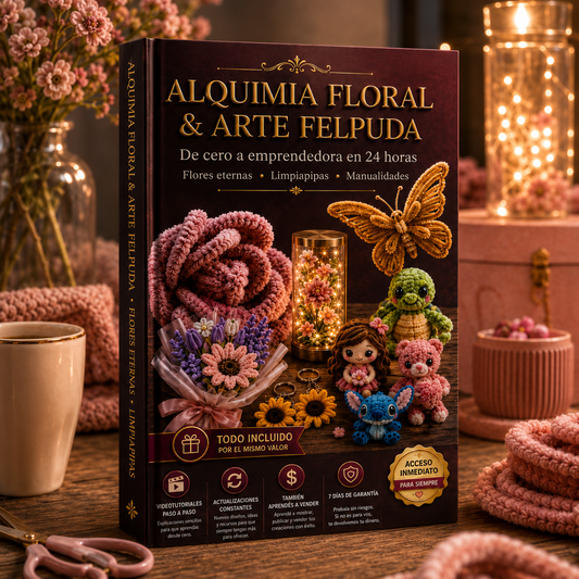 Alquimia Floral y Arte Felpuda + Bonos de Regalo